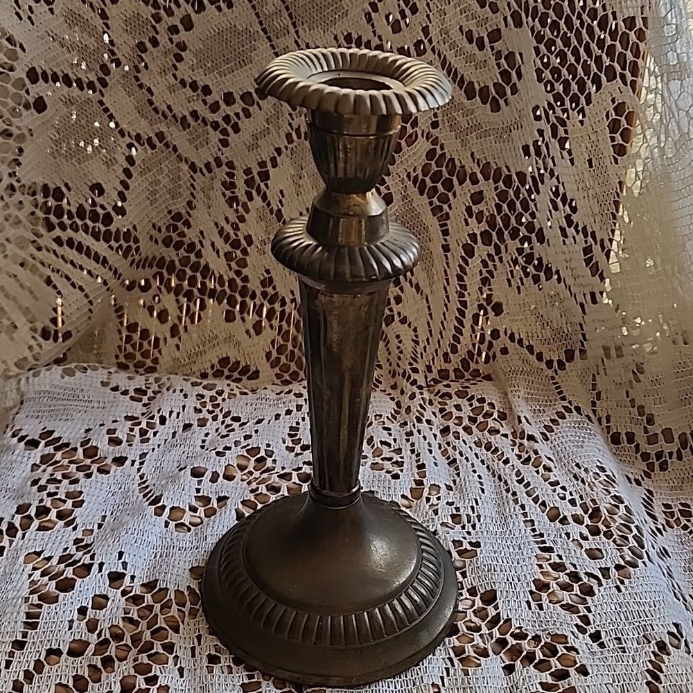 Vintage Andrea By Sadek Decorative Brass Candlestick